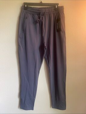 Men's grey Jogger Pants - Stretch Drawstring Waist adult small